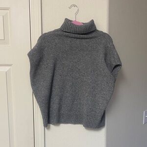 Gray Turtleneck Sweater